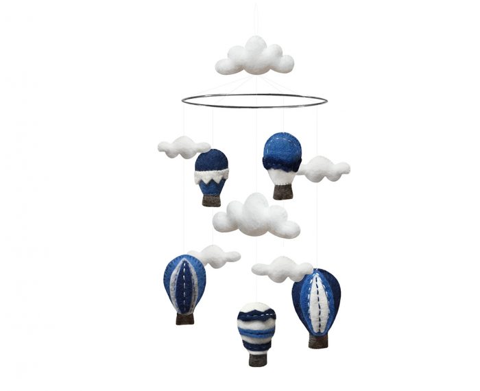 Gamcha Luchtballon Mobiel - blauw