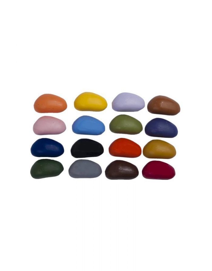 colorful crayon rocks, 16 count