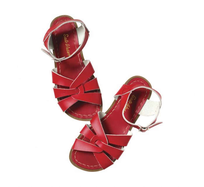 rood red salt-water sandals
