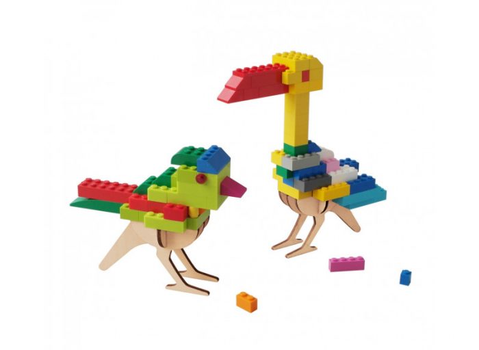brikkon vogel lego toy