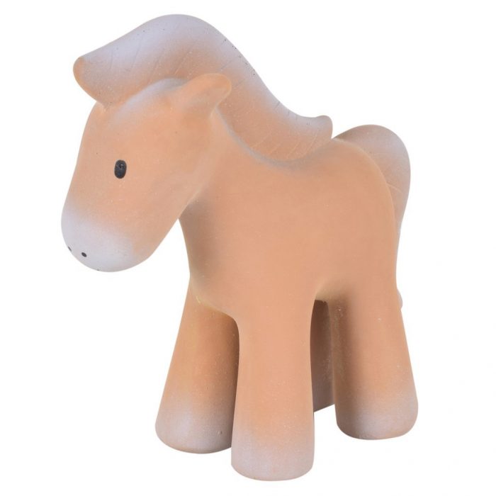 natural rubber horse teething toy