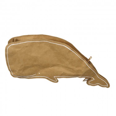 The zoo pencilcase whale brown