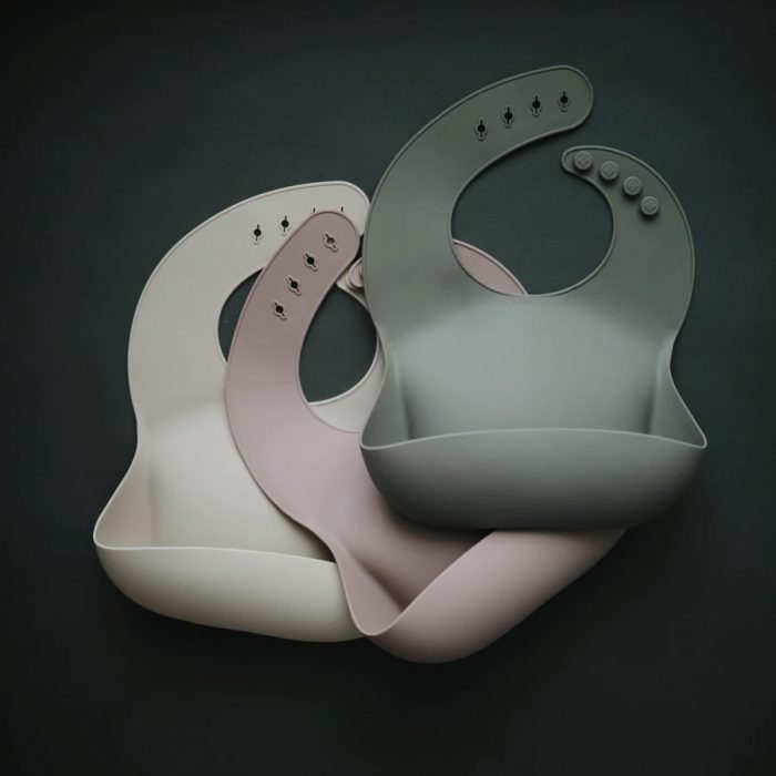 Mushie Silicone bibs