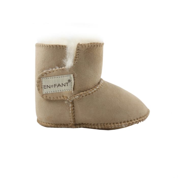 chestnut baby bootee