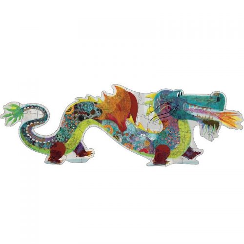 Djeco Giant Puzzle - Leon The Dragon 58 Pcs