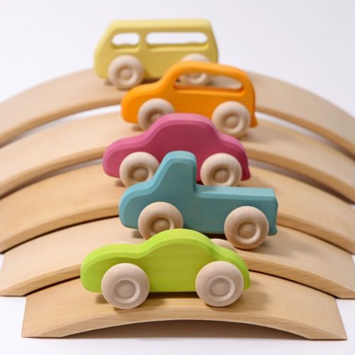 Grimm's wooden cars slimline