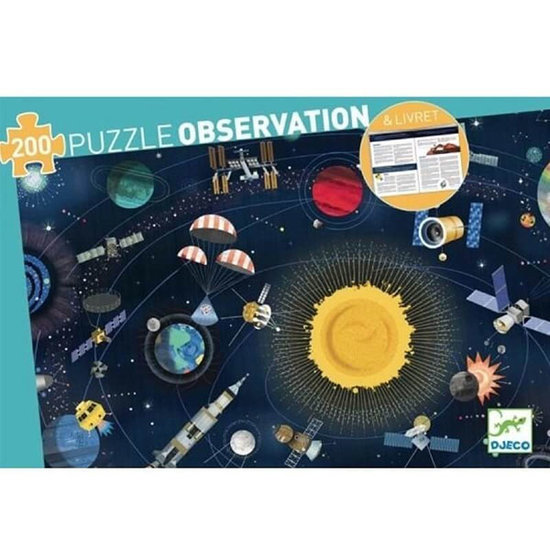 Djeco Observation Puzzle - The Space + Booklet