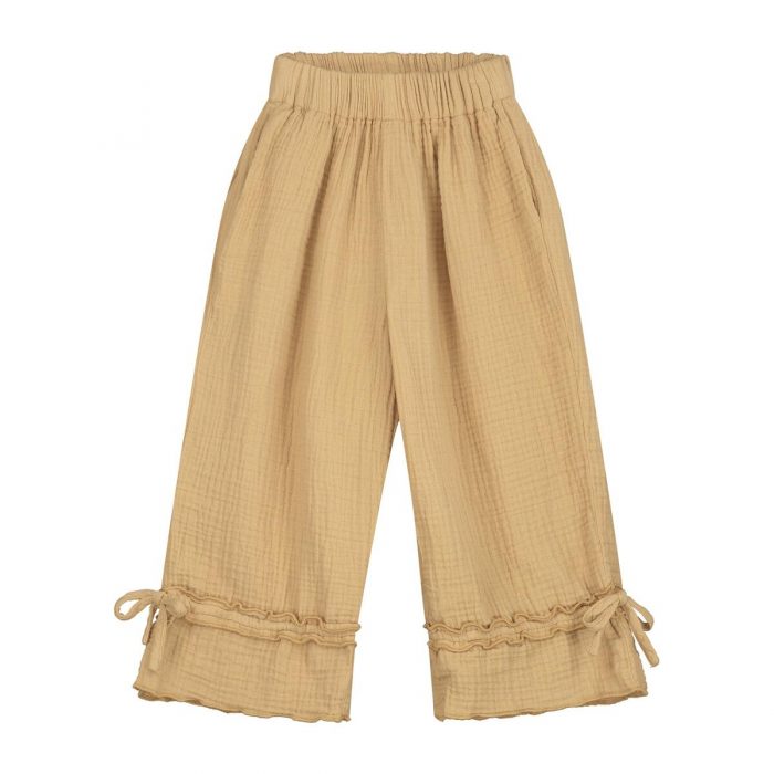 Lynn ruffle pants sand