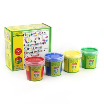 Finger-paints-nawaro-4-color-set-a-red-yellow-green-blue-oeko-test-very-good