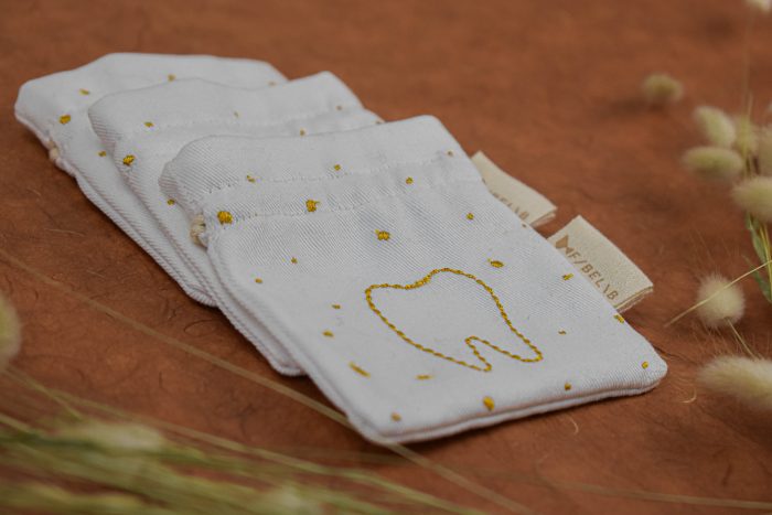 Tooth fairy pouch, tandenfee zakje Fabelab