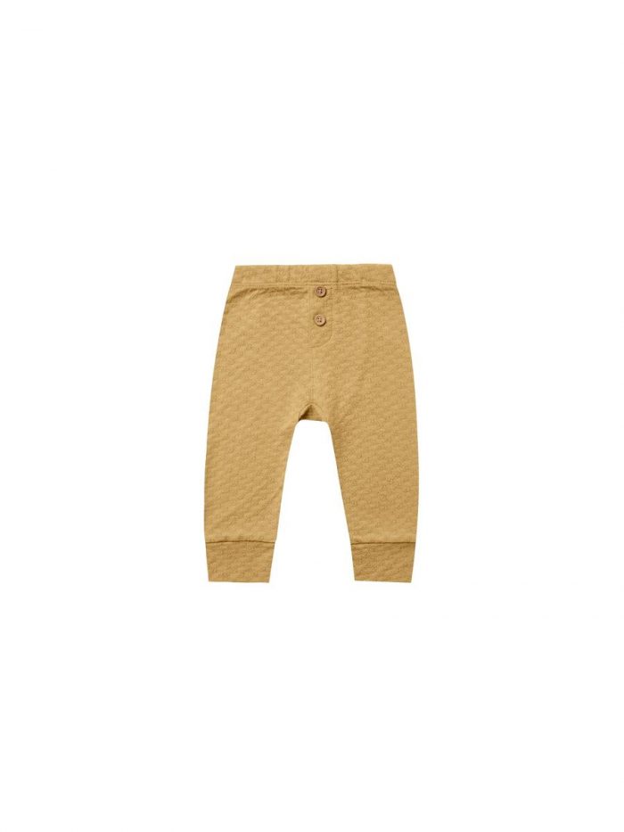 Pointelle pyjamabroek goud Quincy Mae