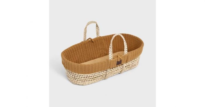 The Little Green Sheep Moses Basket Hoeslaken – biologisch katoen – honey