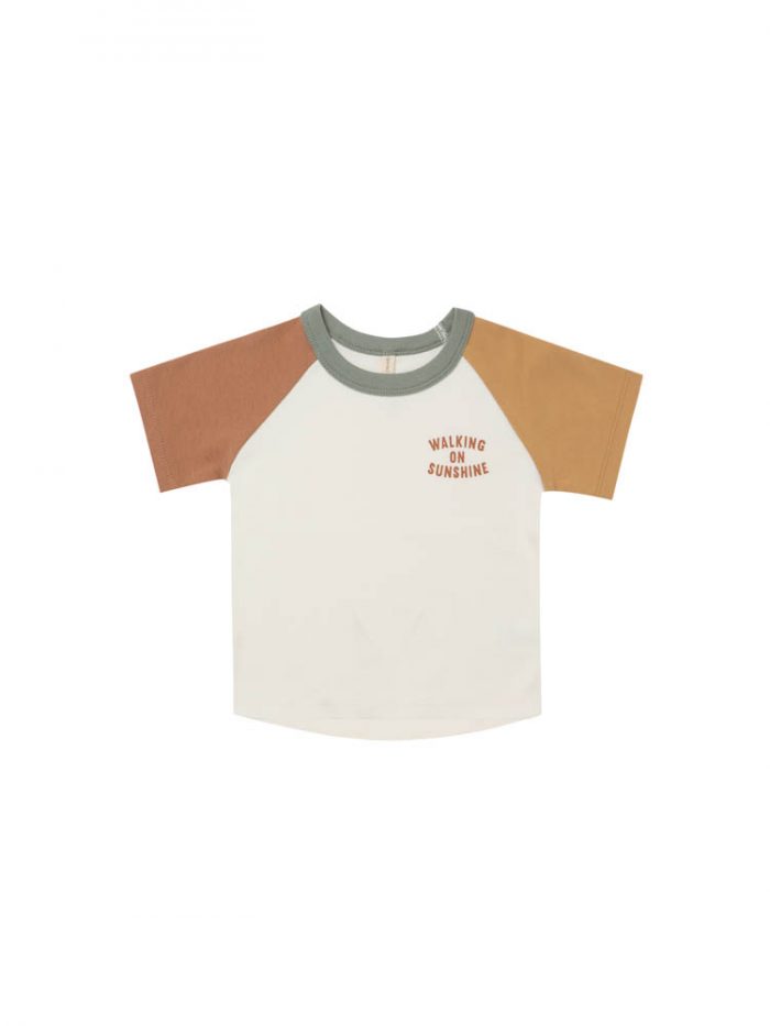 Quincy Mae Raglan Tee Color Block