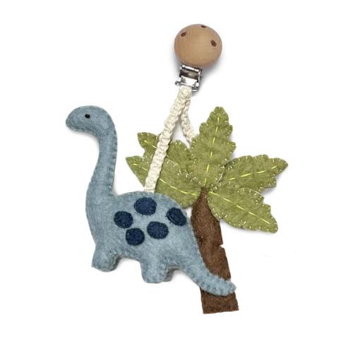 gamcha mobiel kinderwagen dino blauw