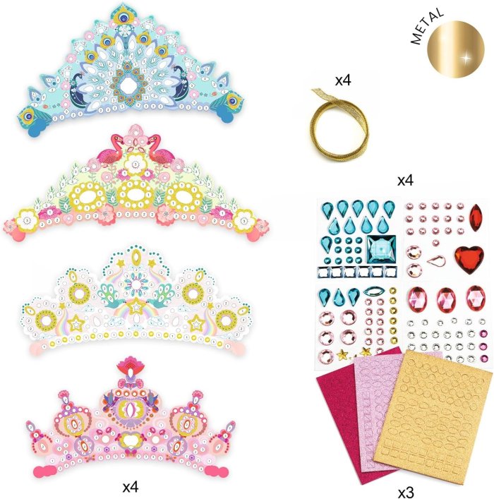 Djeco-DIADEMS-DIY-Like-a-princess Kleine Planeet