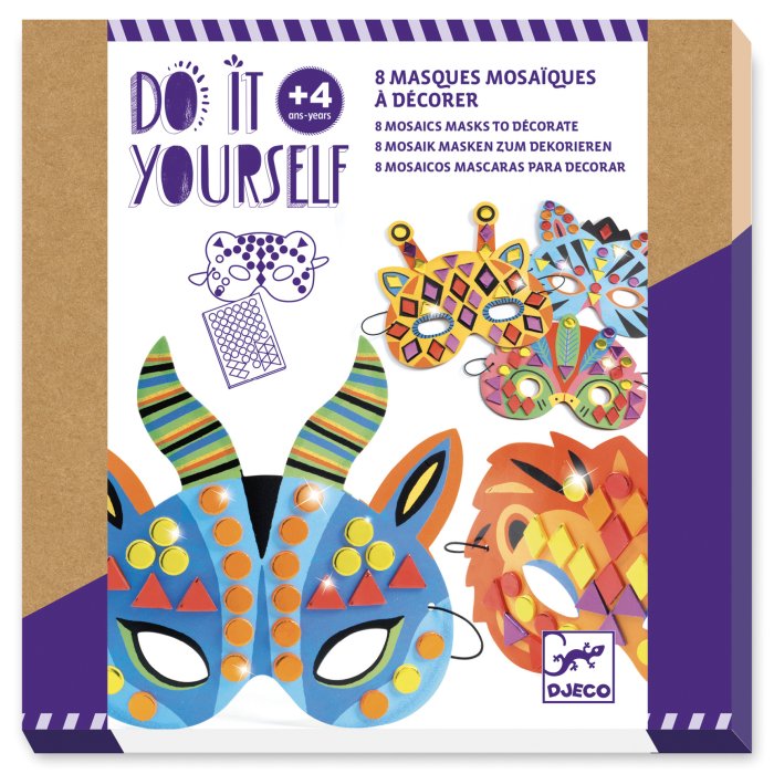 Kleine Planeet Djeco Masks Diy - Jungle Animals