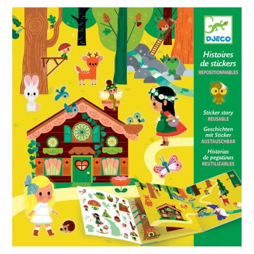 Djeco Sticker Story - The Magical Forest Kleine Planeet