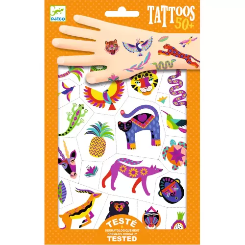 Djeco Tattoos Wilde Dieren