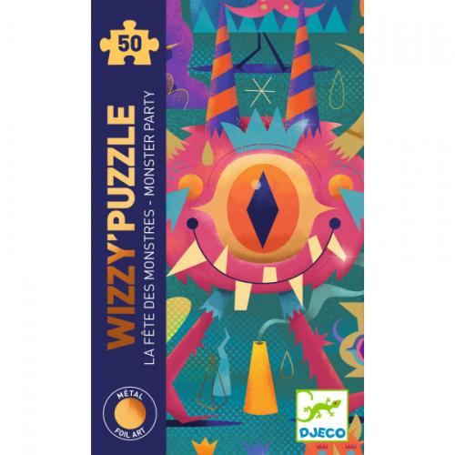 Djeco WIZZY PUZZLE - Monster party - 50 pcs