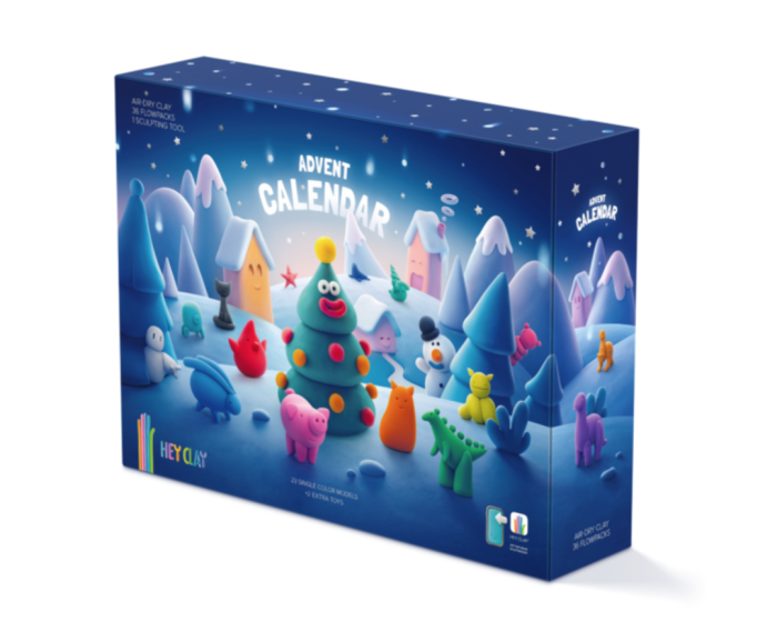 HEY CLAY Advent Calendar – 36 figuurtjes