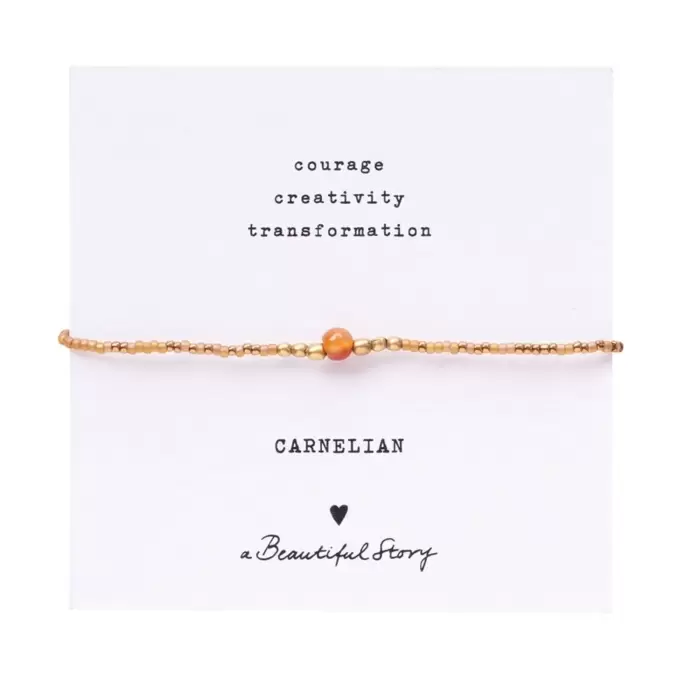 Iris Card Carnelian Bracelet GC