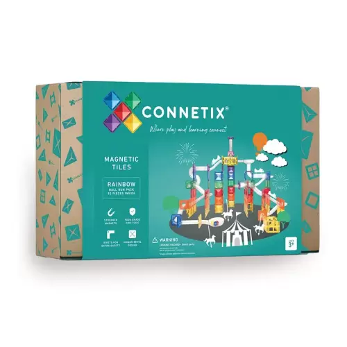 Connetix Tiles Rainbow Ball Run Pack 92 pc