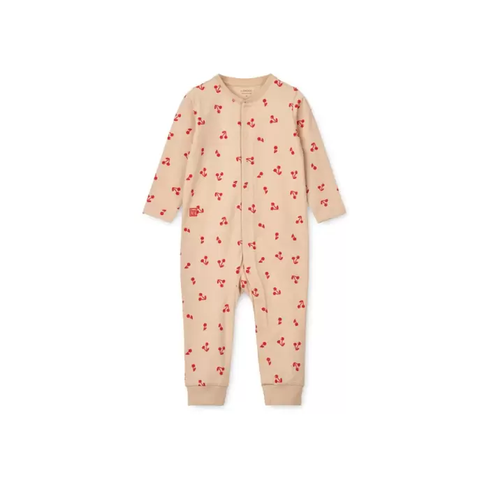 Liewood Birk Printed Pyjamas Jumpsuit - Cherries-Apple blossom