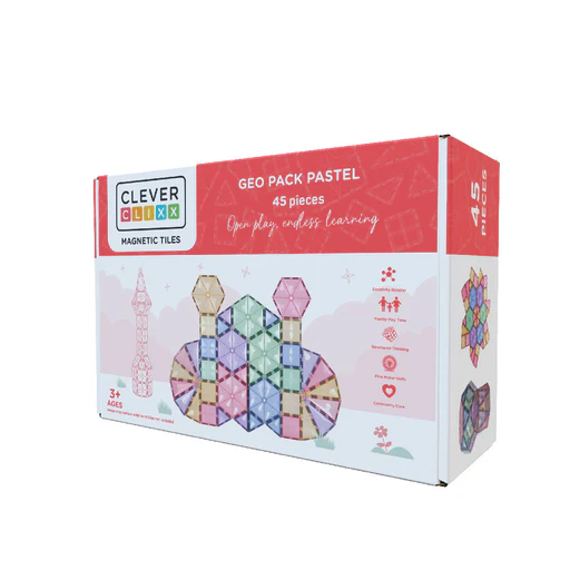 Cleverclixx Geo Pack Pastel 45 stuks