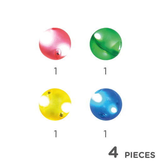 Cleverclixx Balls Pack Dazzling Lights 4 stuks