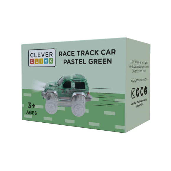 Cleverclixx Race Auto Pastel Groen