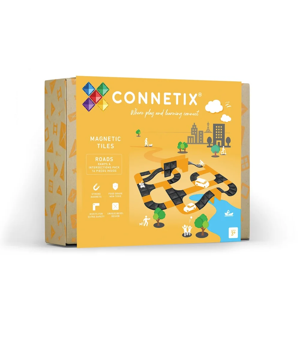 Connetix Tiles Ramps & Intersections Pack - 16 stuks