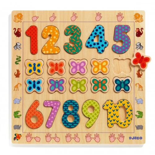 Djeco Educational Puzzle - 1-10