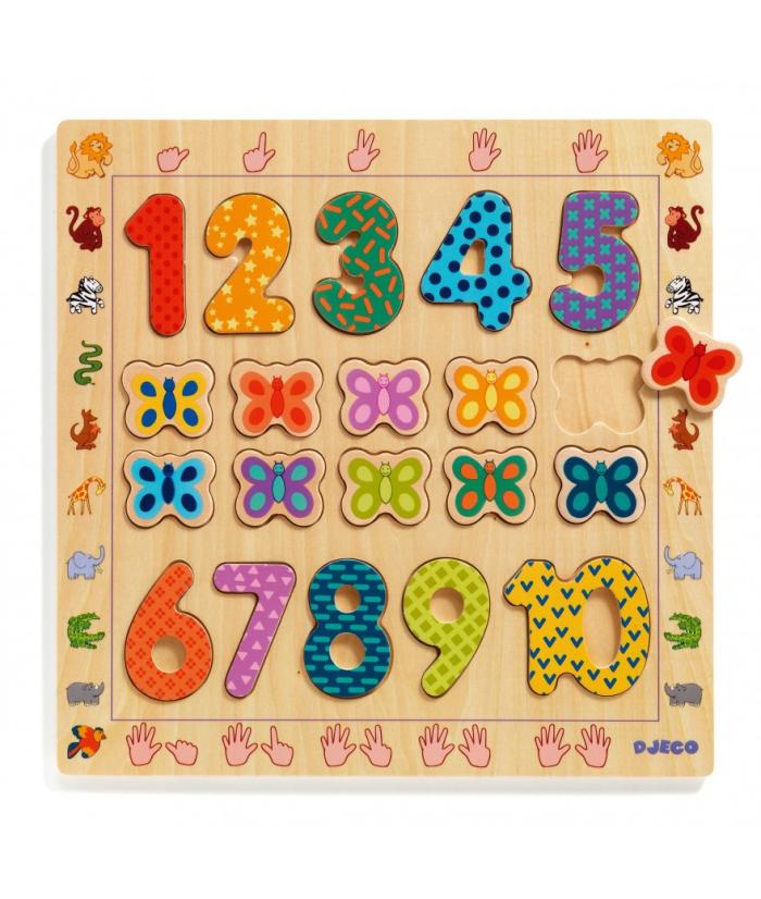 Djeco Educational Puzzle - 1-10