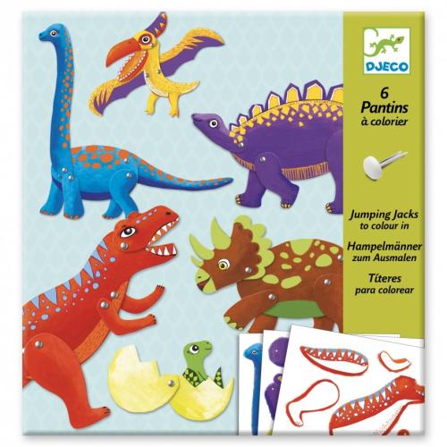 Djeco Jumping Jacks To Create - Dinos