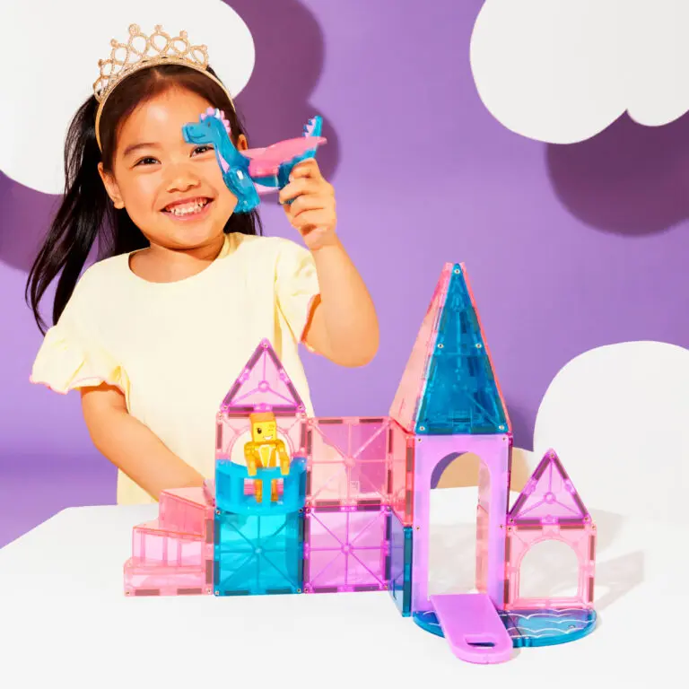 MagnaTiles Castle Deluxe + microMAGS - 25 piece