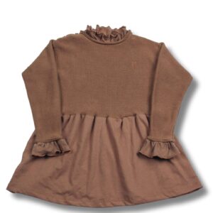 Two You Label - Dani Knitted Dress Brown Rust