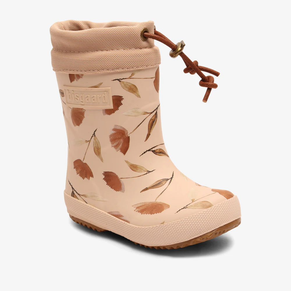 Bisgaard Thermo - delicate flowers boots front view