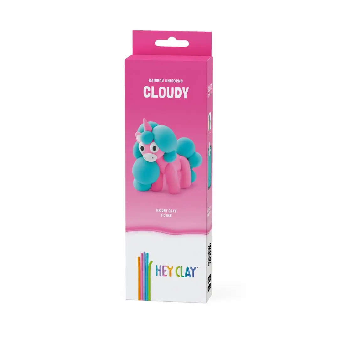 Hey Clay Rainbow Unicorn - Cloudy 3 cans