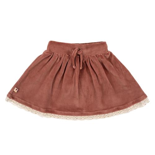 On top of the cake - Bridget Velvet Skirt Cedar Wood