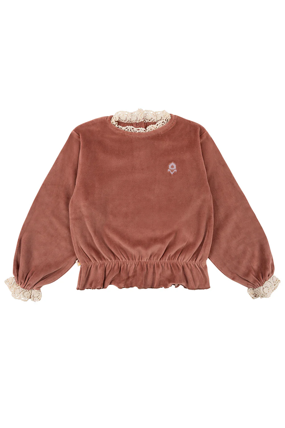 On top of the cake - Caroline Velvet Sweater Cedar Wood