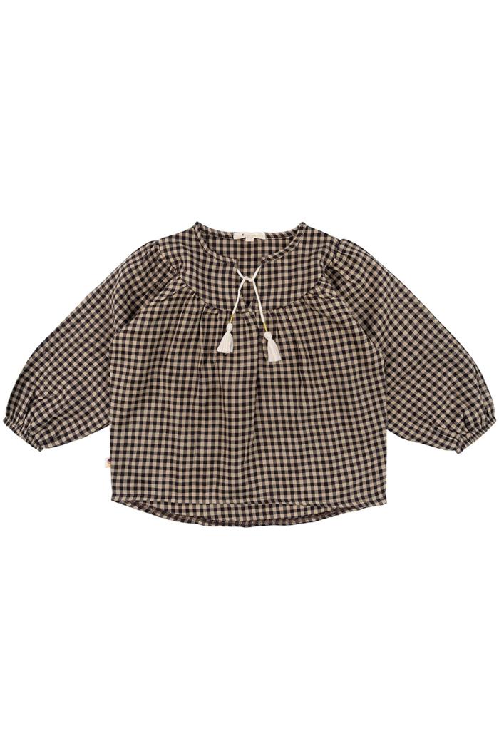 On top of the cake - Dewie Blouse Brown Check