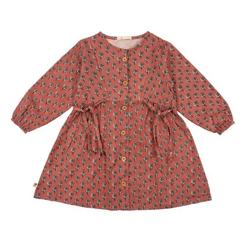 On top of the cake - Janneke Dress Aop Blockprint