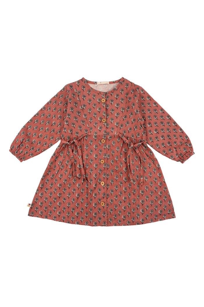 On top of the cake - Janneke Dress Aop Blockprint