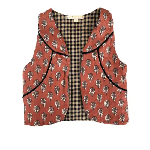 On top of the cake - Simba Gilet Reversible Aop Blockprint