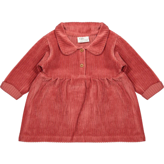 Riffle Dress Amalia Corduroy Rib Pink