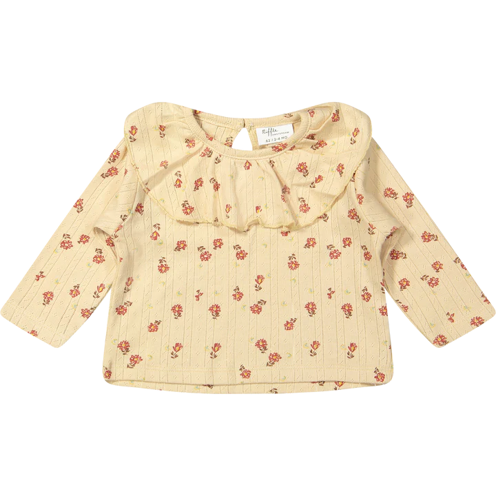 Riffle T Shirt Mell Lsl Small Flower