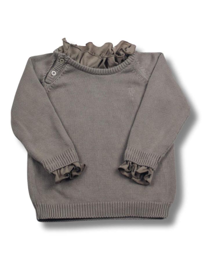 Two You Label - Dani Knitted Jumper Taupe